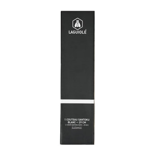 Couteau santoku blanc 29cm - "Elégance"