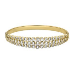 Pulsera con Circonita Brillante acabado oro 18k