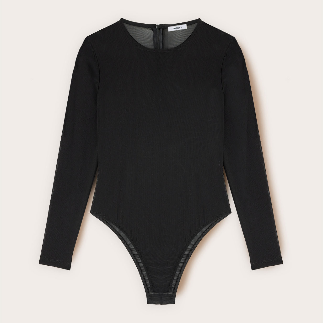 Motivi - Camiseta body de tul - Negro