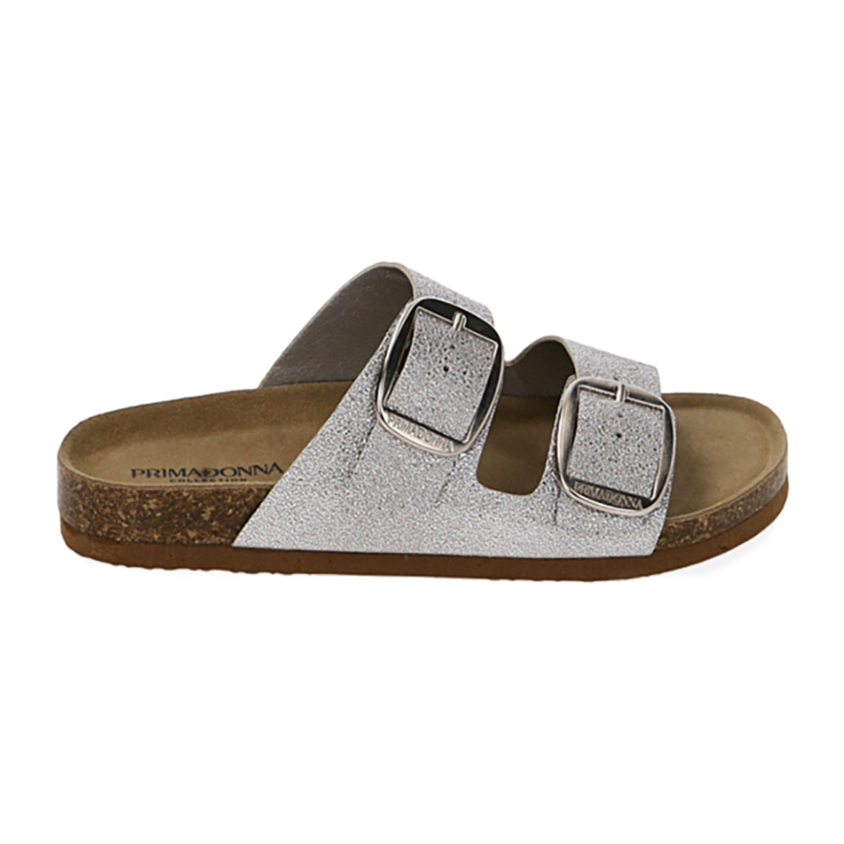 Ciabatte argento laminato
