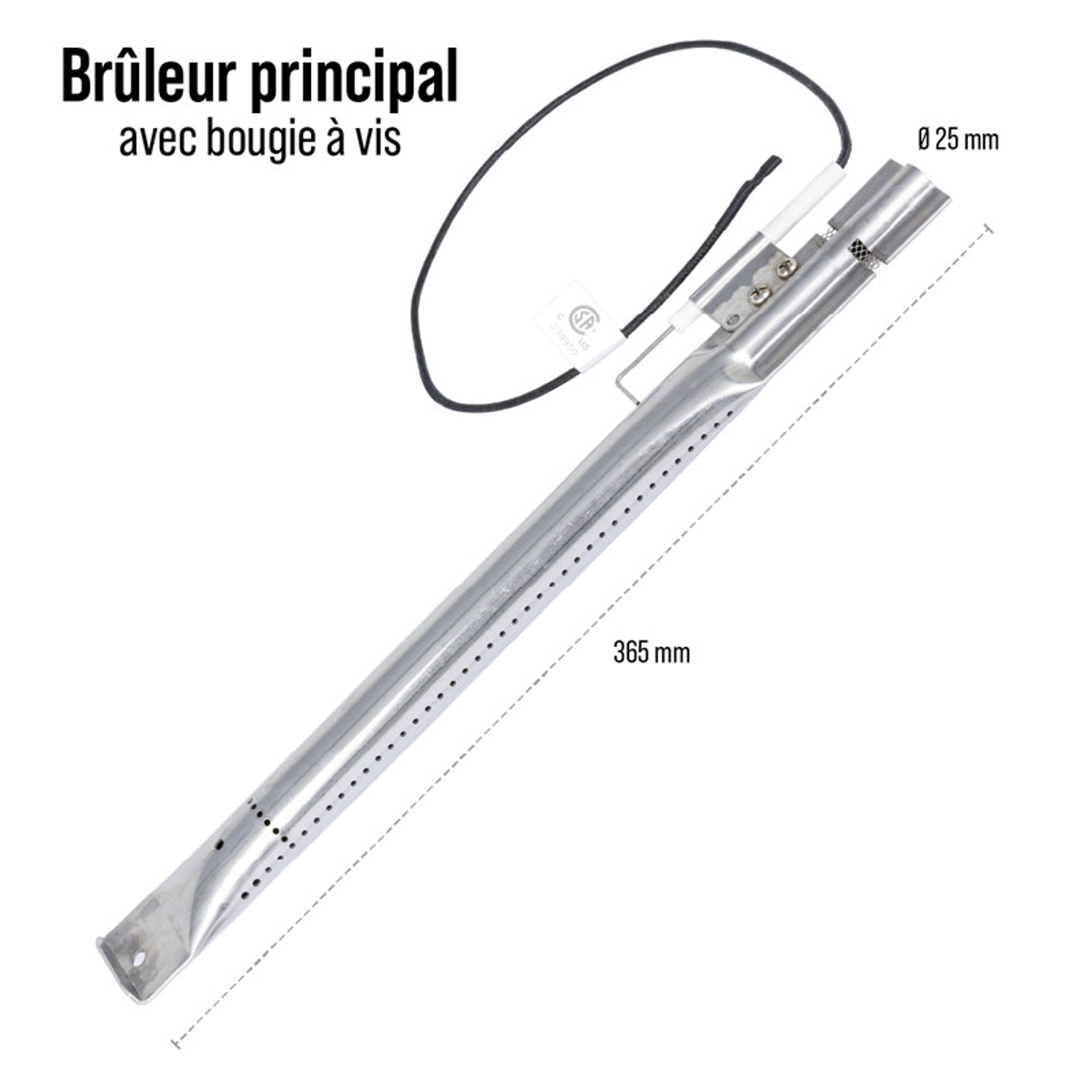 brûleurs avec bougie a vis