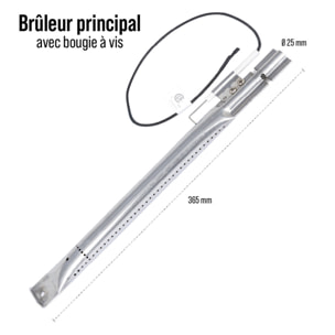 brûleurs avec bougie a vis