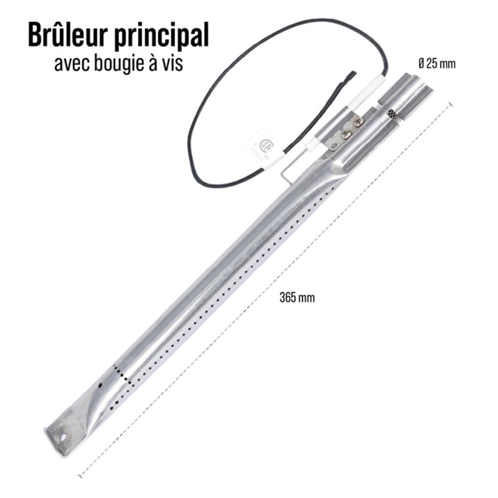 brûleurs avec bougie a vis