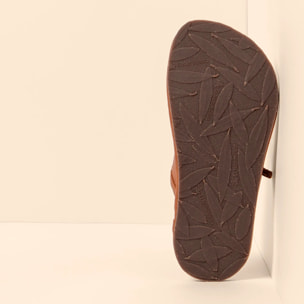 Sandalias N5684 SOFT NAPPA CUERO/ BARE SANDALS color Cuero