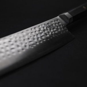 Cuchillo cocinero martillado ''Kiritsuke'' | acero 440C | L: 21 cm