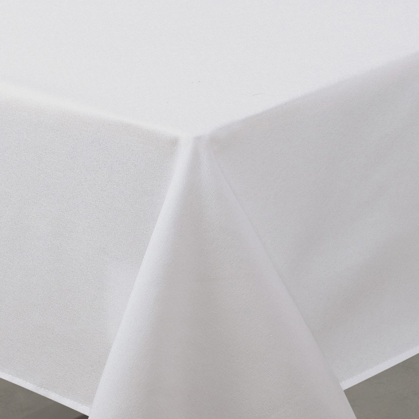 Nappe déperlante anti-taches  - Effet lin - Blanc