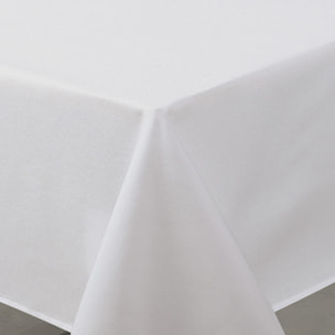 Nappe déperlante anti-taches  - Effet lin - Blanc
