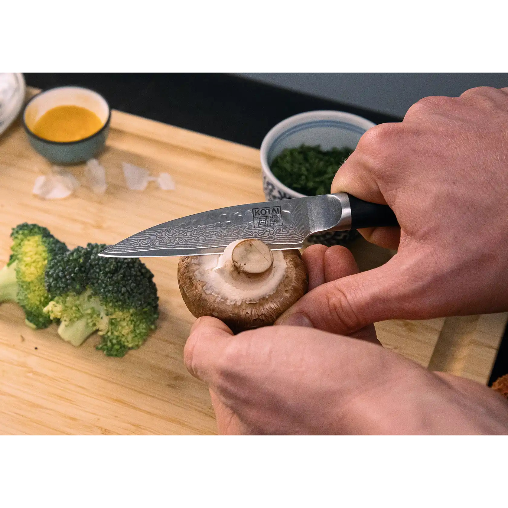 Set essentiel de couteaux (6 pièces) - Collection Pakka Damas