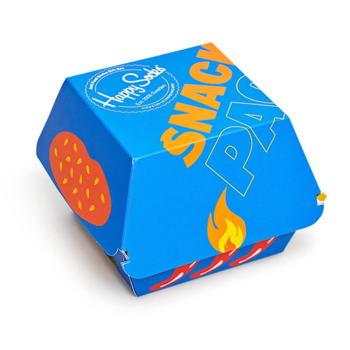 Pack 7 caña alta happy pack junk food, sausage y ribbed embroidery (car, ufo y 3d glases)