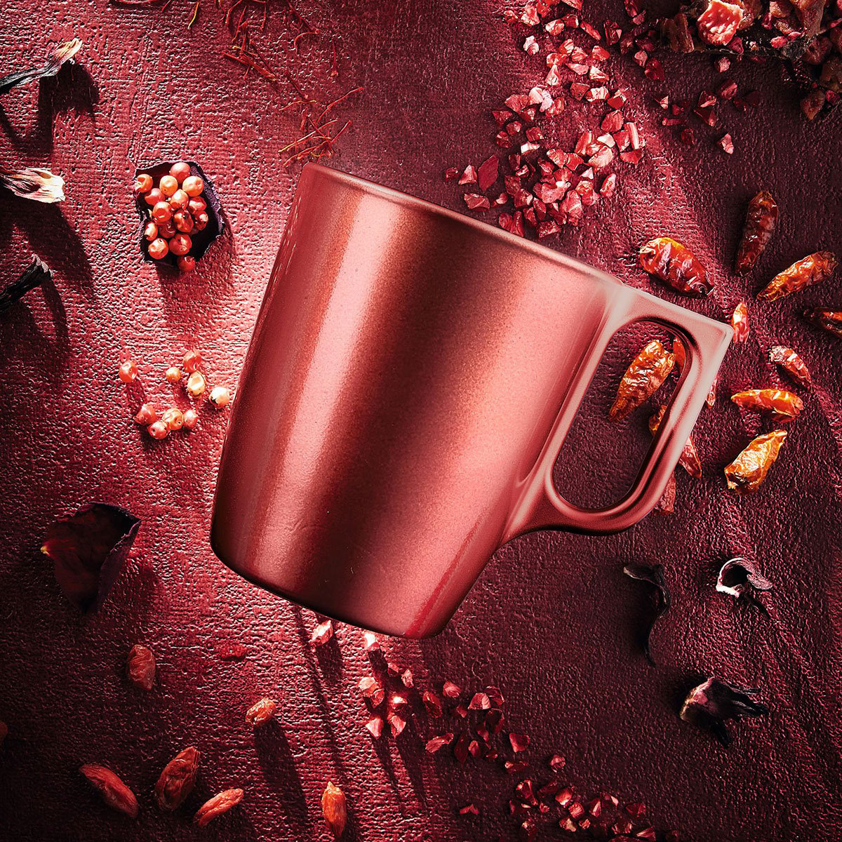 6 tazas 25 cl Rojo Flashy - Luminarc
