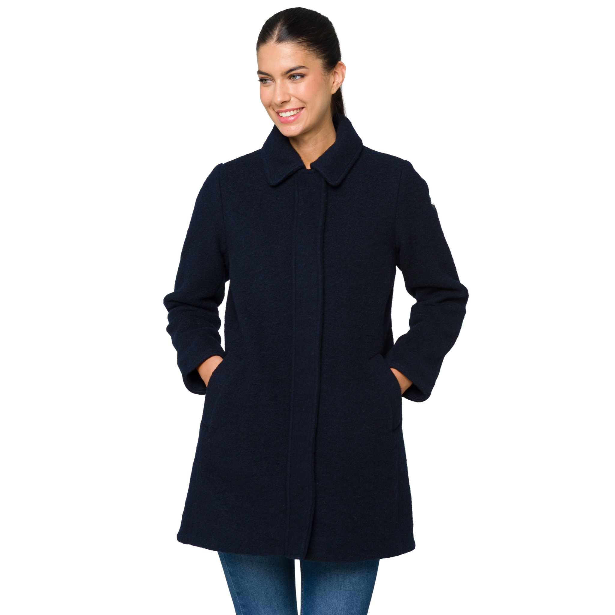 Cappotto Hot Buttered termico Akita blu navy
