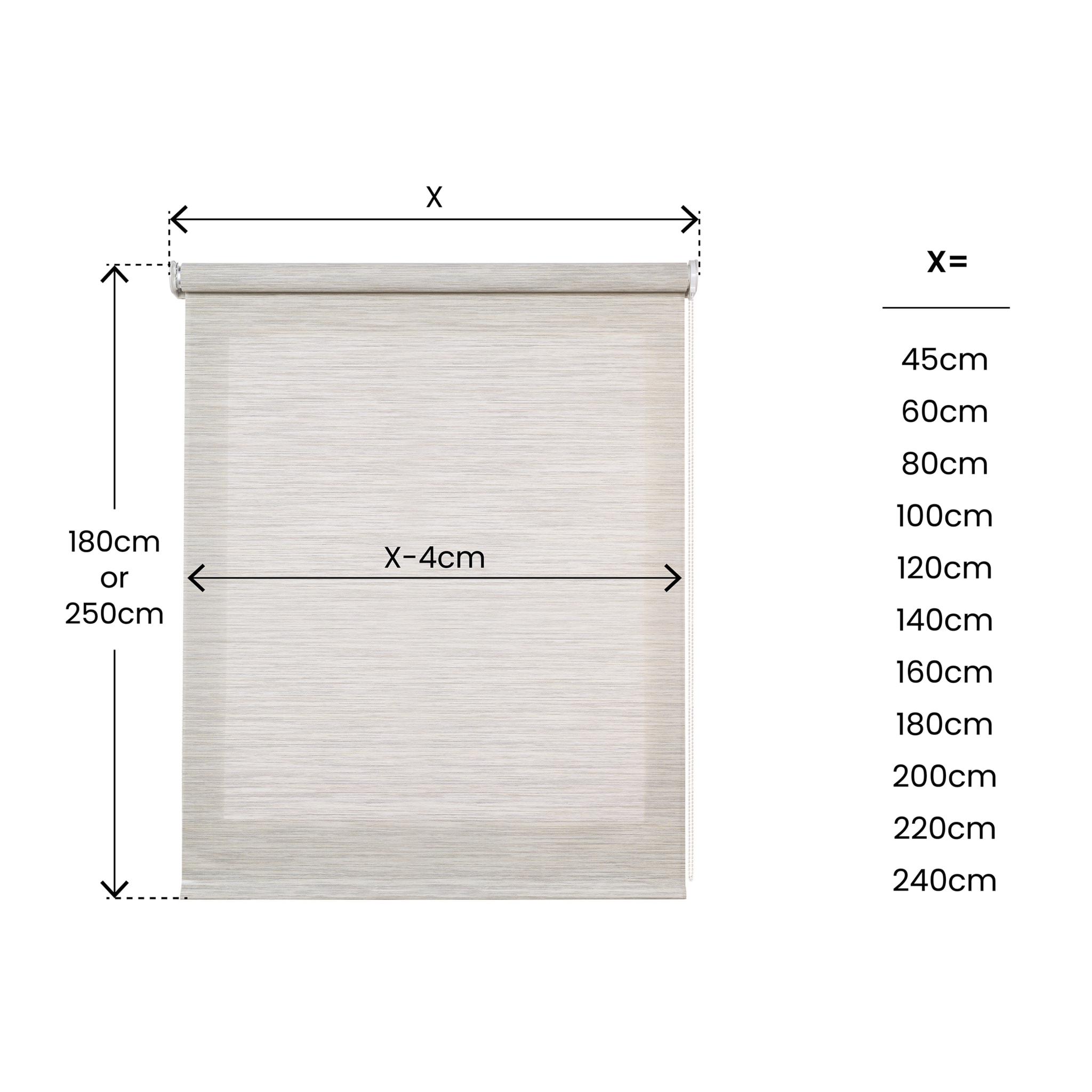 Store enrouleur SCREEN PRO Solaire Texturé Gris