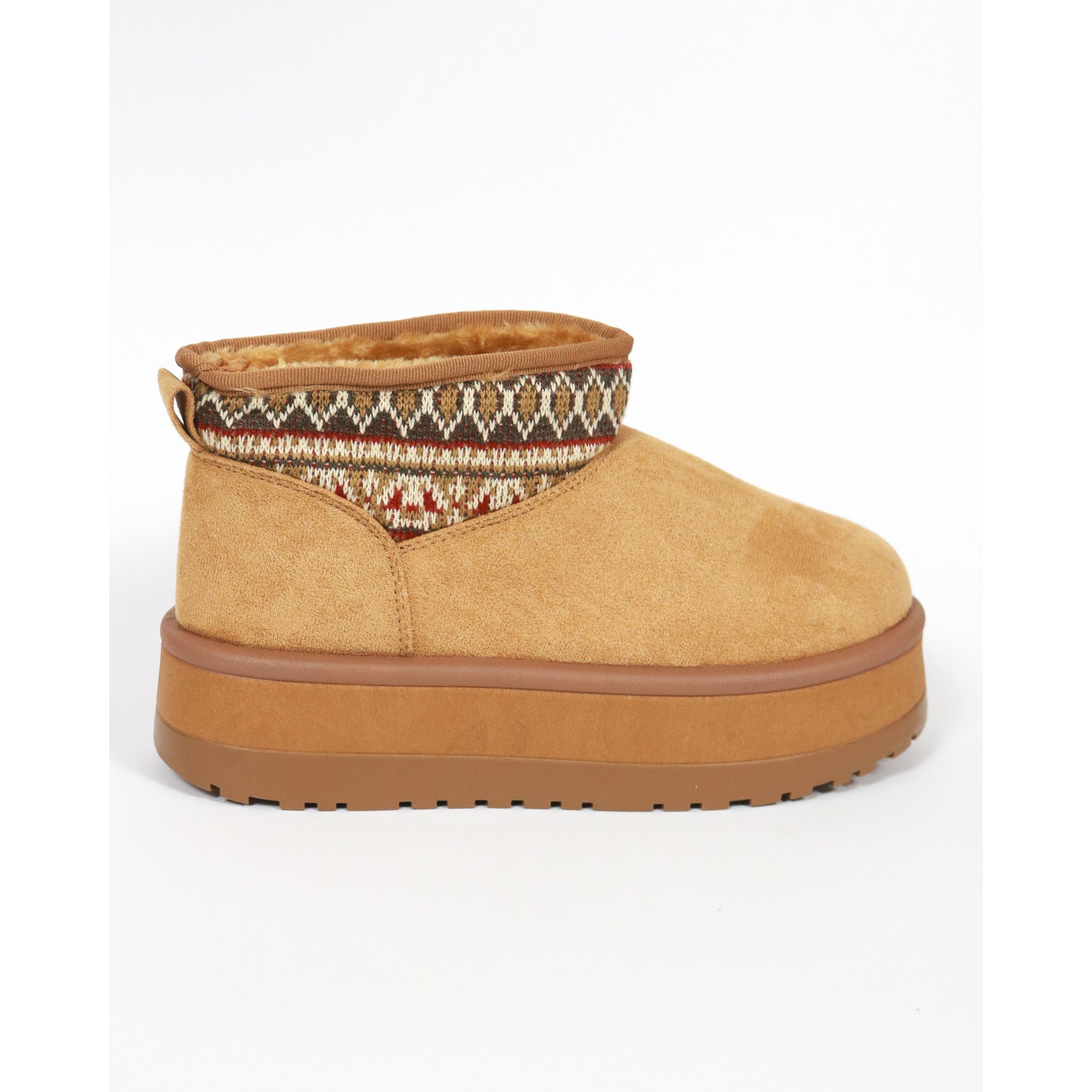 STIVALETTO MAMMUT BORDATO CHOCOLA' CAMEL
