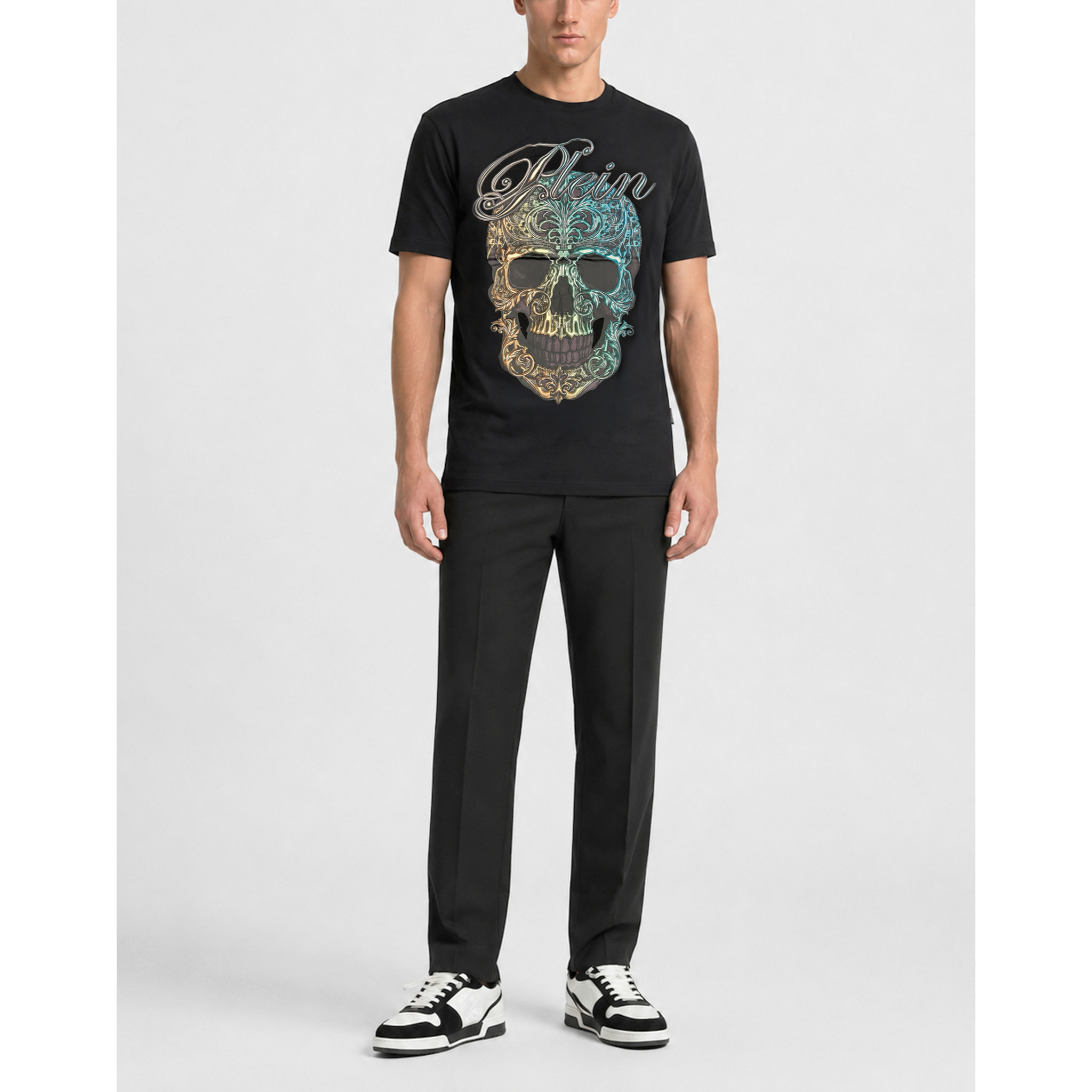 PHILIPP PLEIN T-shirt girocollo a maniche corte SKULL