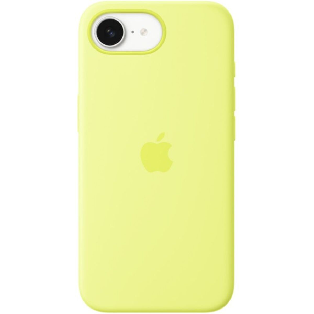 Coque APPLE iPhone 16e/17e silicone Jaune fluo