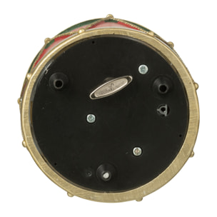 J-Line décoration Boule De Neige Casse-Noisette - polyrésine - rouge/vert foncé