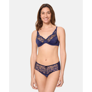 Pack de 3 bragas midi de algodón cotton stretch