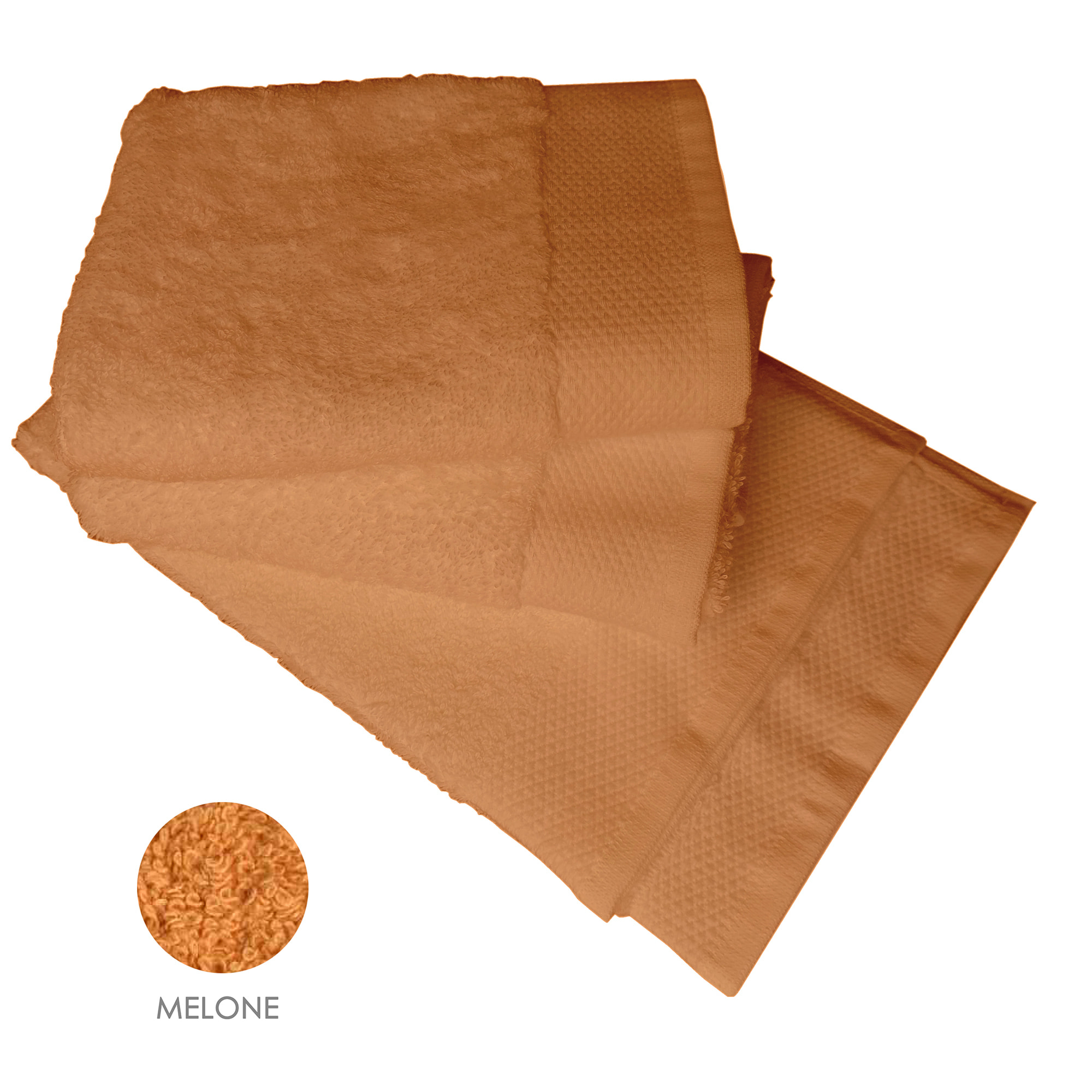 Set asciugamano ospite 3 pezzi melone