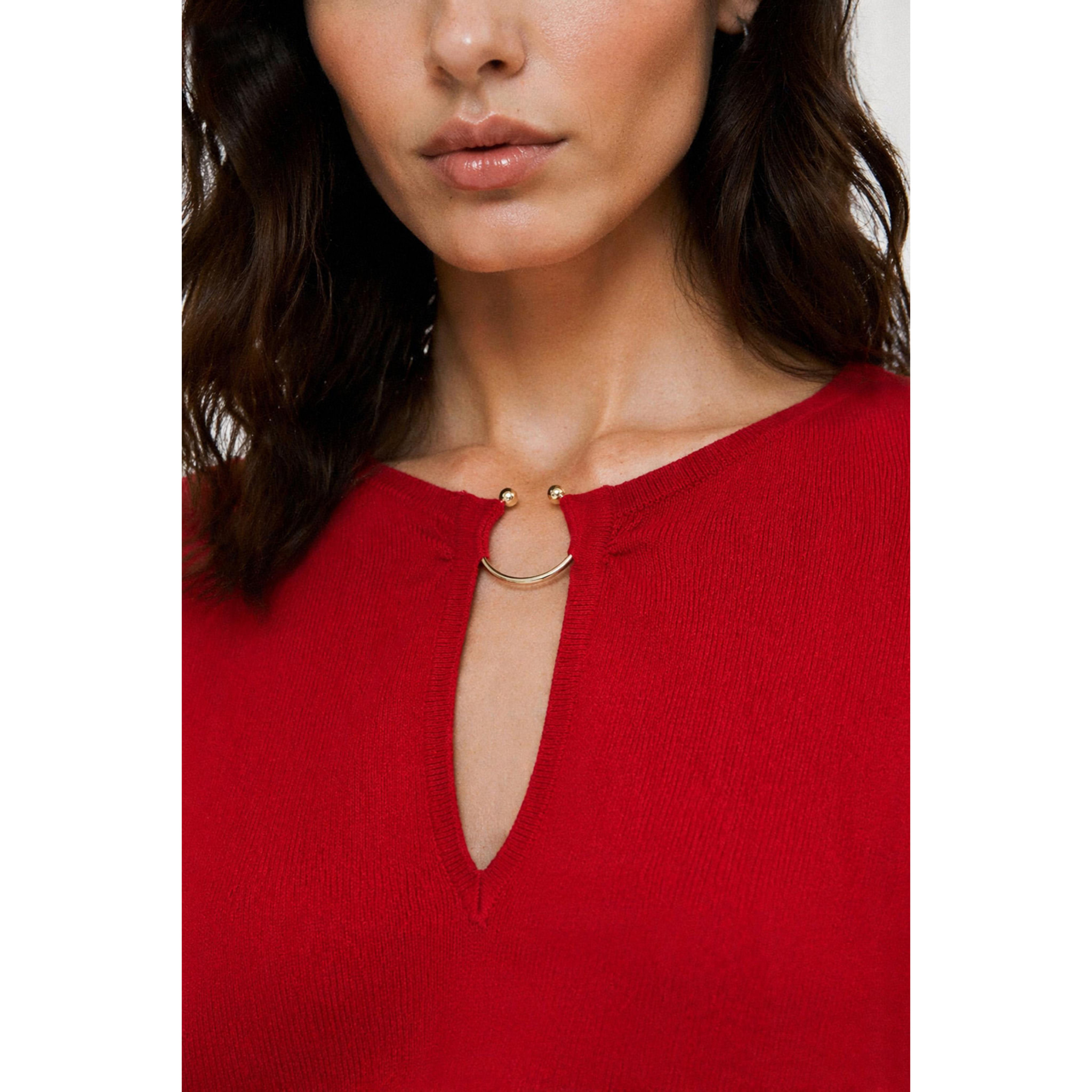 Kocca - Maglia da donna a maniche lunghe con scollo a goccia Donna