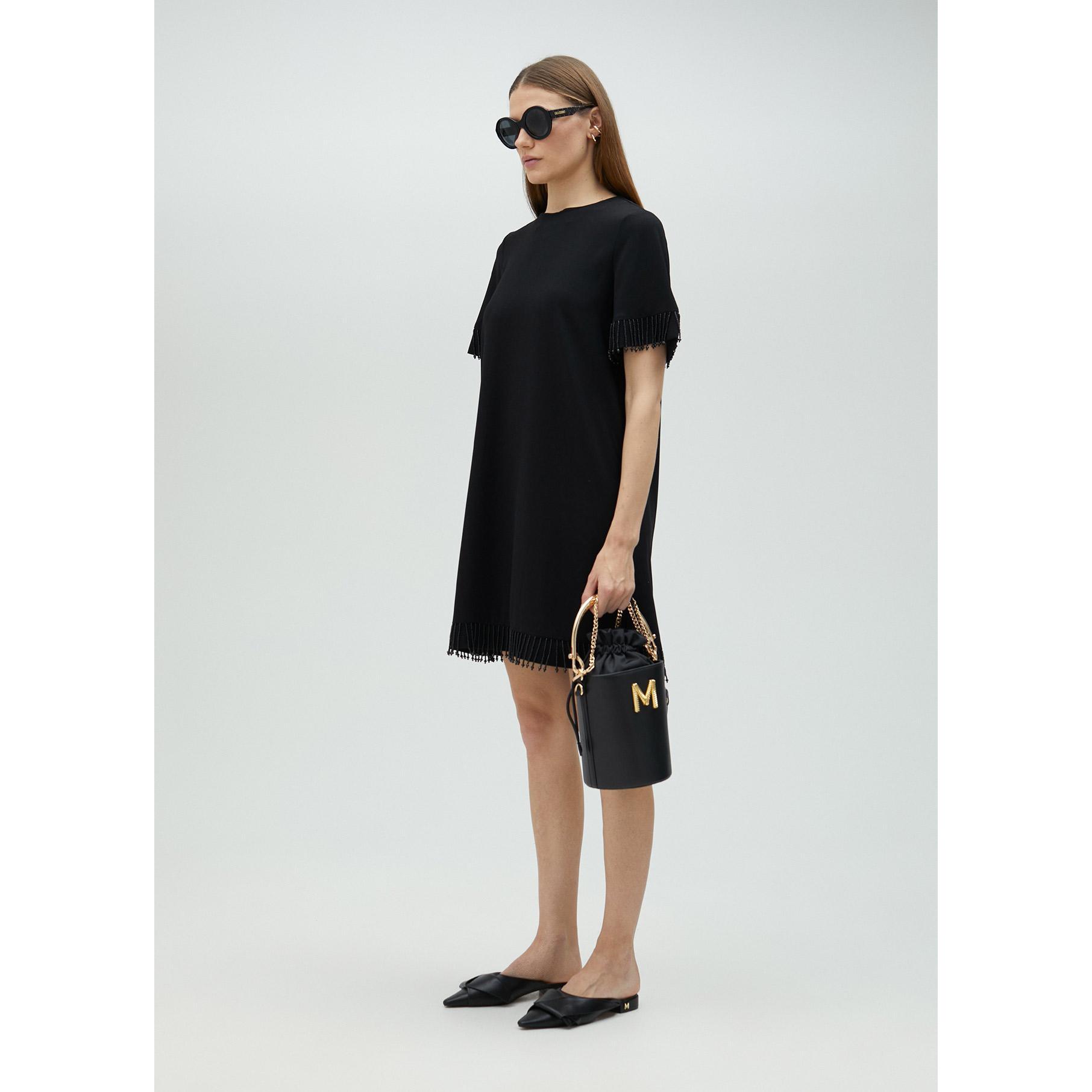 Vestito corto perline