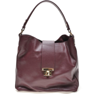 Tote Anna Luchini Bordeaux