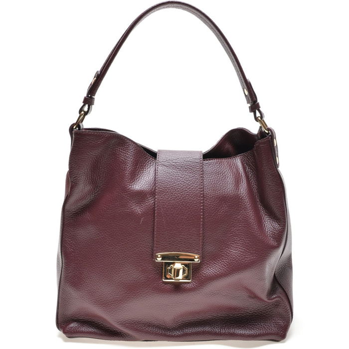 Tote Anna Luchini Bordeaux