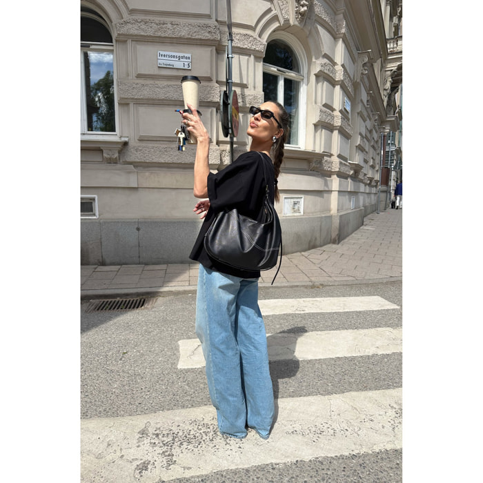 Jean large à taille haute Jeans larges Nakd