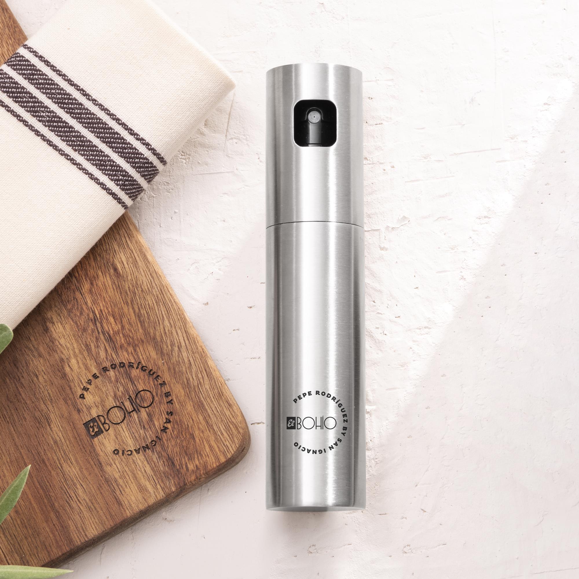 Pulverizador De Aceite 4X17.5Cm 100 Ml Acero Inox El Bohio Sg