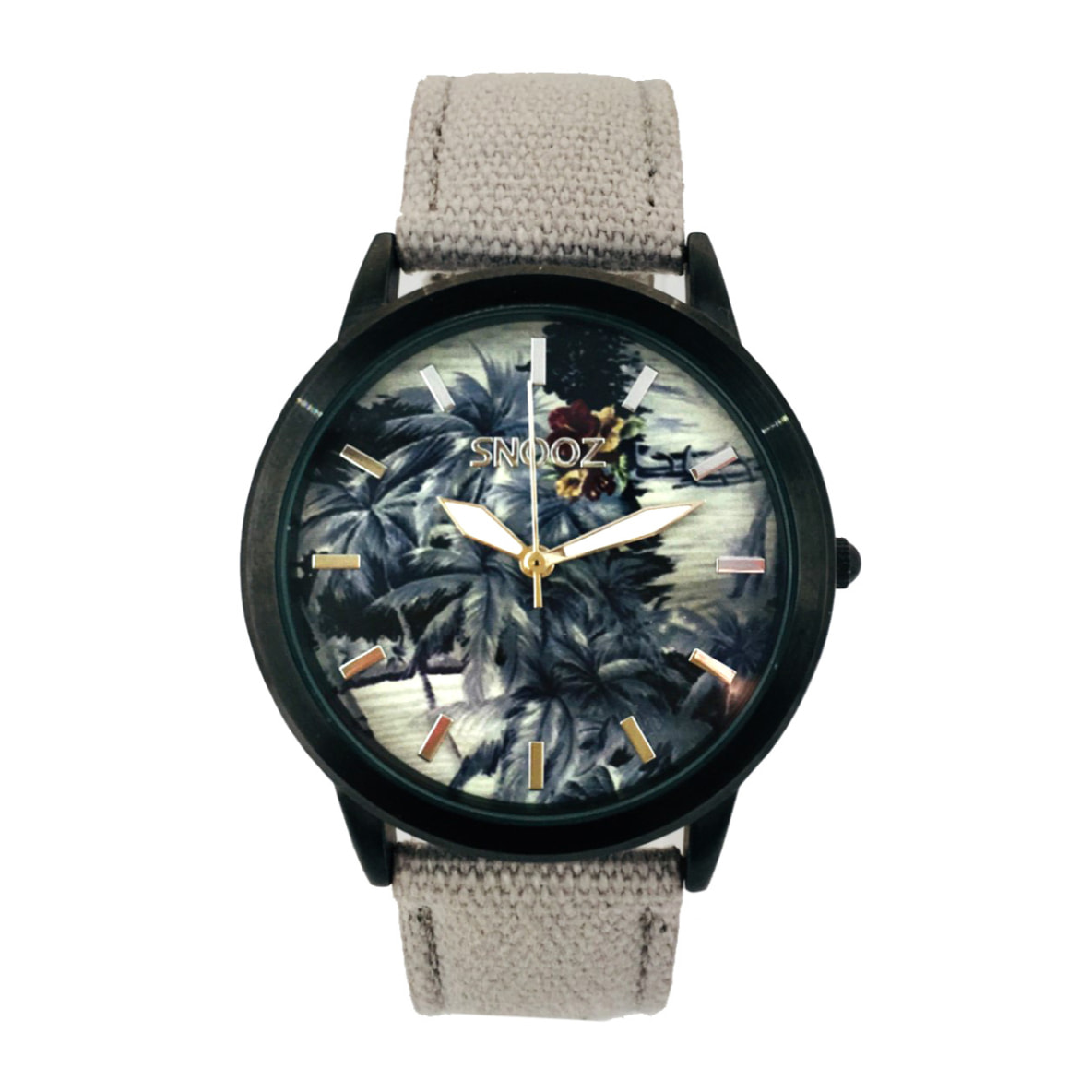 Reloj Snooz SAA-002 Unisex Analogico Cuarzo con Correa de Perlon