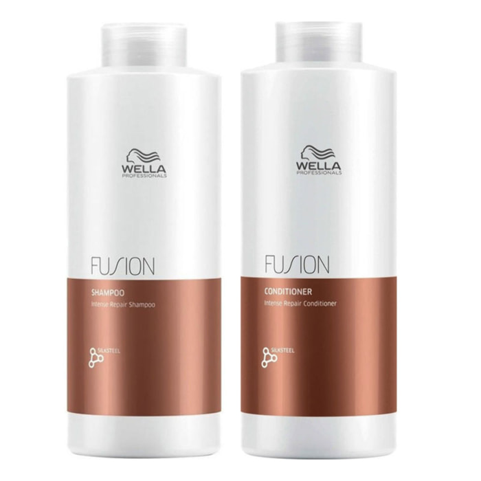 WELLA Kit Fusion Intense Repair Shampoo 1000ml + Conditioner 1000ml