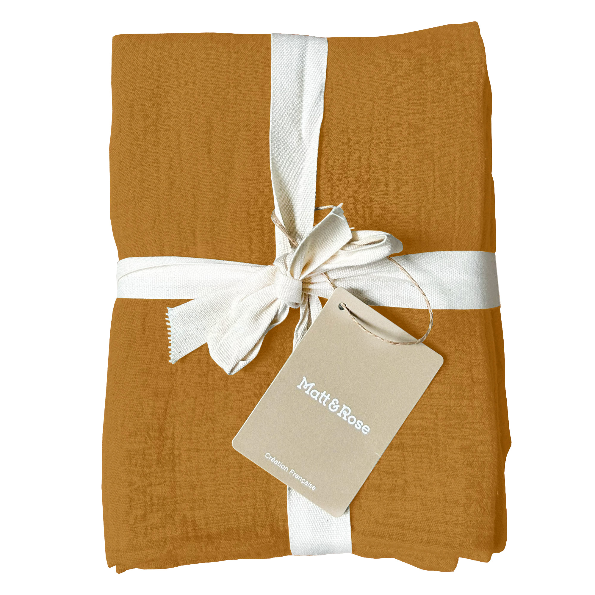 Set de 2 taies d'oreiller unies en coton, GAZE DE COTON