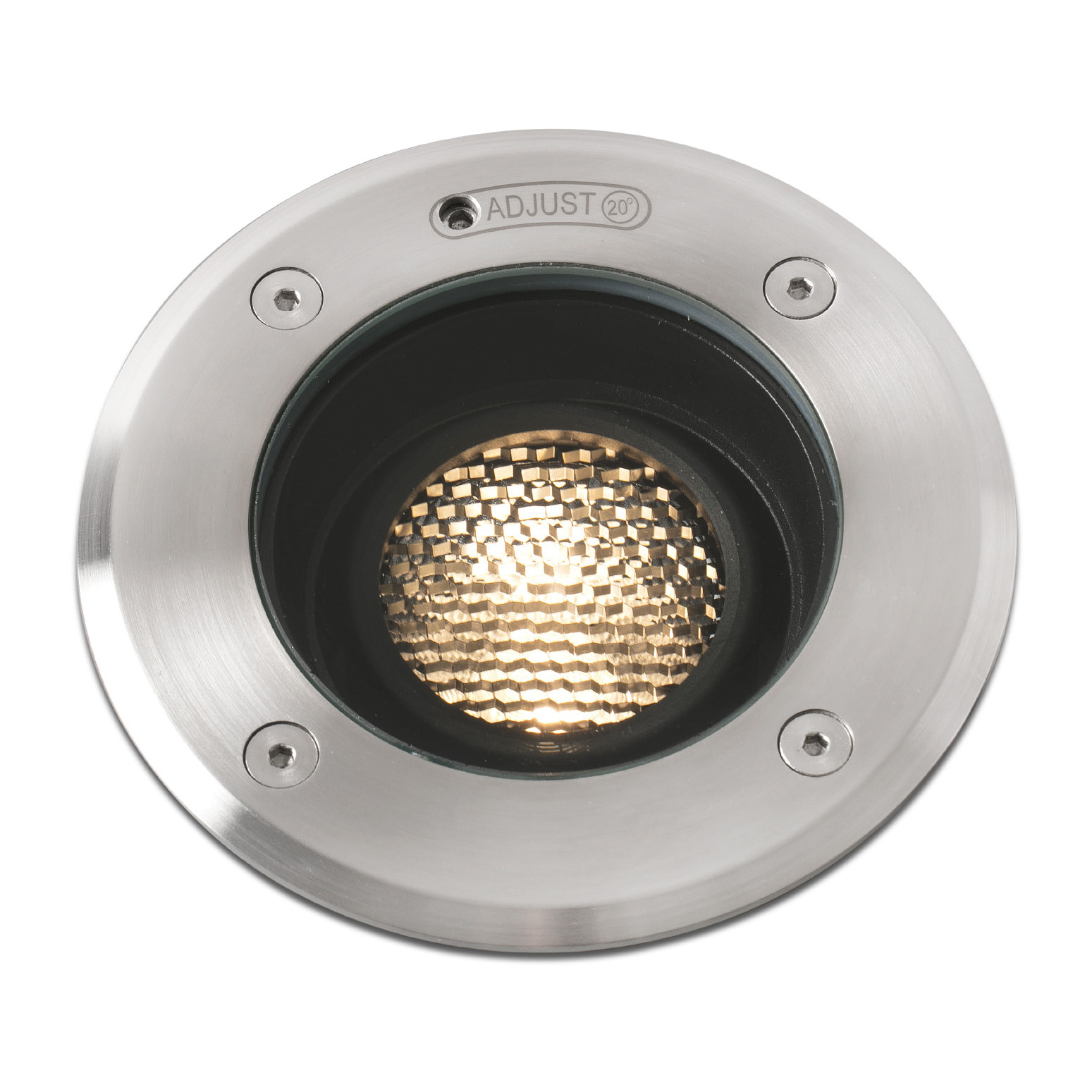 GEISER 130 10° Lampada incasso regolabile grigio
