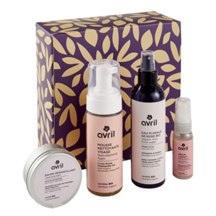 Ma Routine Soin Visage - Coffret Baume Démaquillant 100 ml + 3 Produits