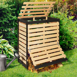 Bac de compostage en bois 400L