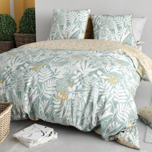 Parure housse de couette 3pcs 100% coton 57 fils feroe