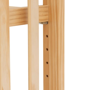 Lit bébé sommier intégré "Sama" 60x120cm blanc