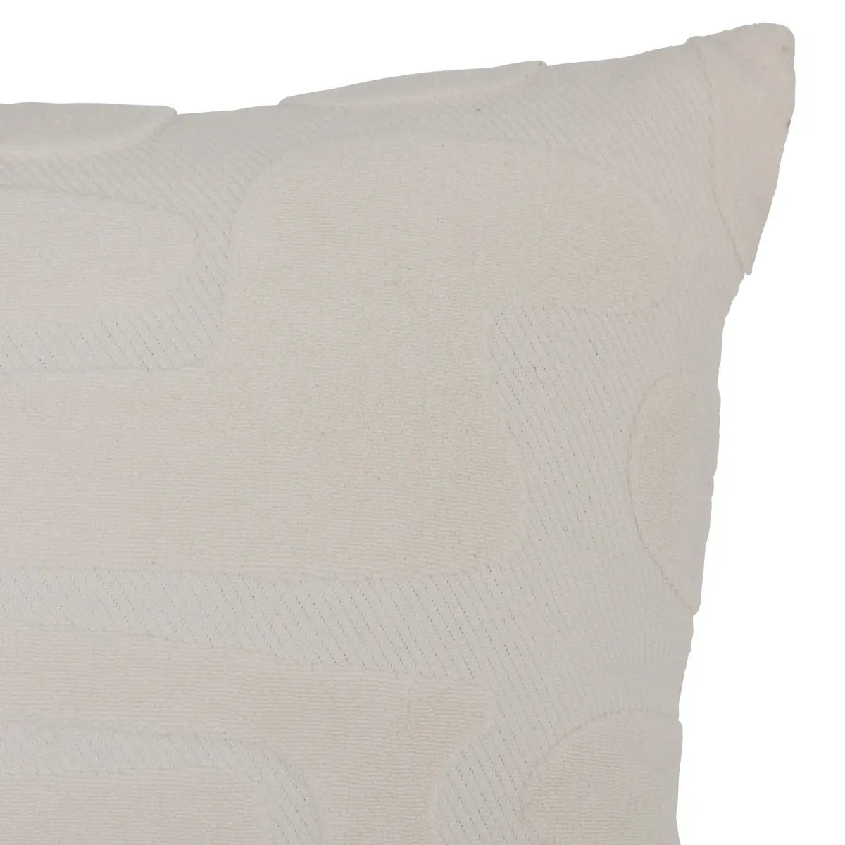 Coussin Delor 30x50cm blanc