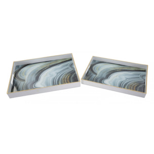 SVUOTATASCHE WHITE MARBLE COPPIA CHARME1921 MULTICOLORE