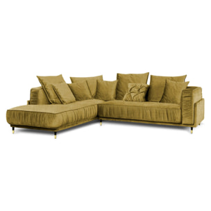 Canapé Tissu Angle gauche Fiorenzo - 4 Places