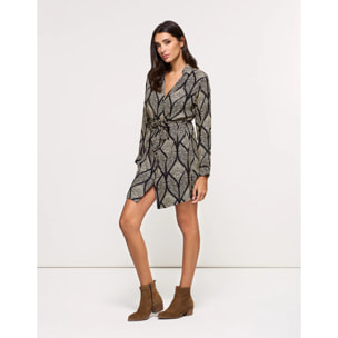 Vestido corto Negro - Darkana