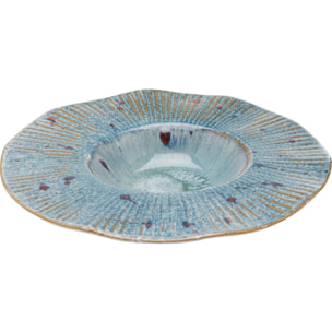 Assiette creuse Mina 26cm bleue Kare Design