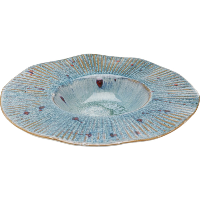Assiette creuse Mina 26cm bleue Kare Design