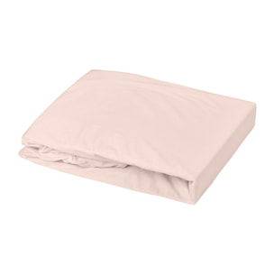 Drap housse enfant Oeko-tex 100% coton 130g/m² - Rose Clair
