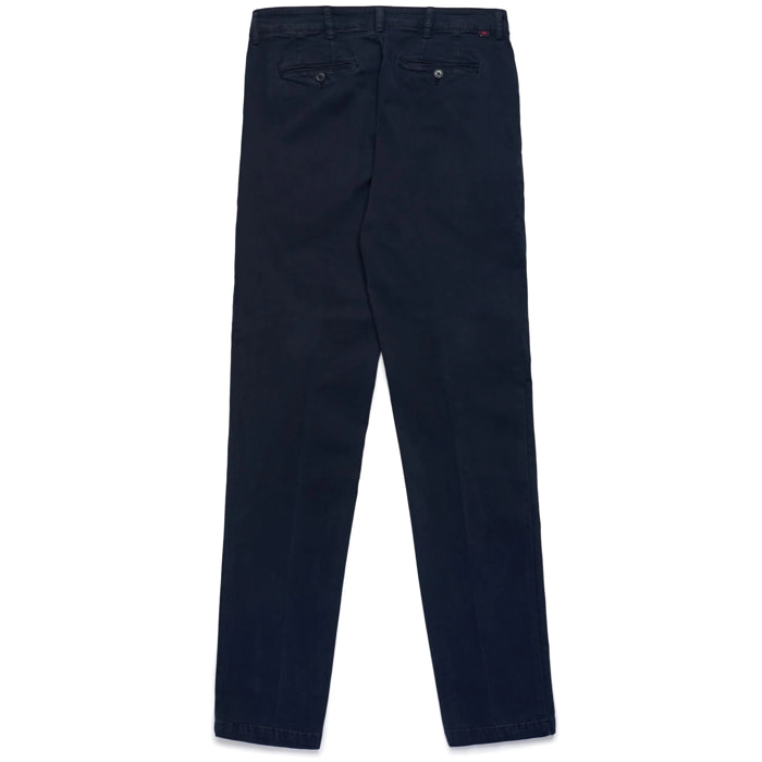 Pantaloni Robe di Kappa Uomo Werner Peached Gabardine Blu