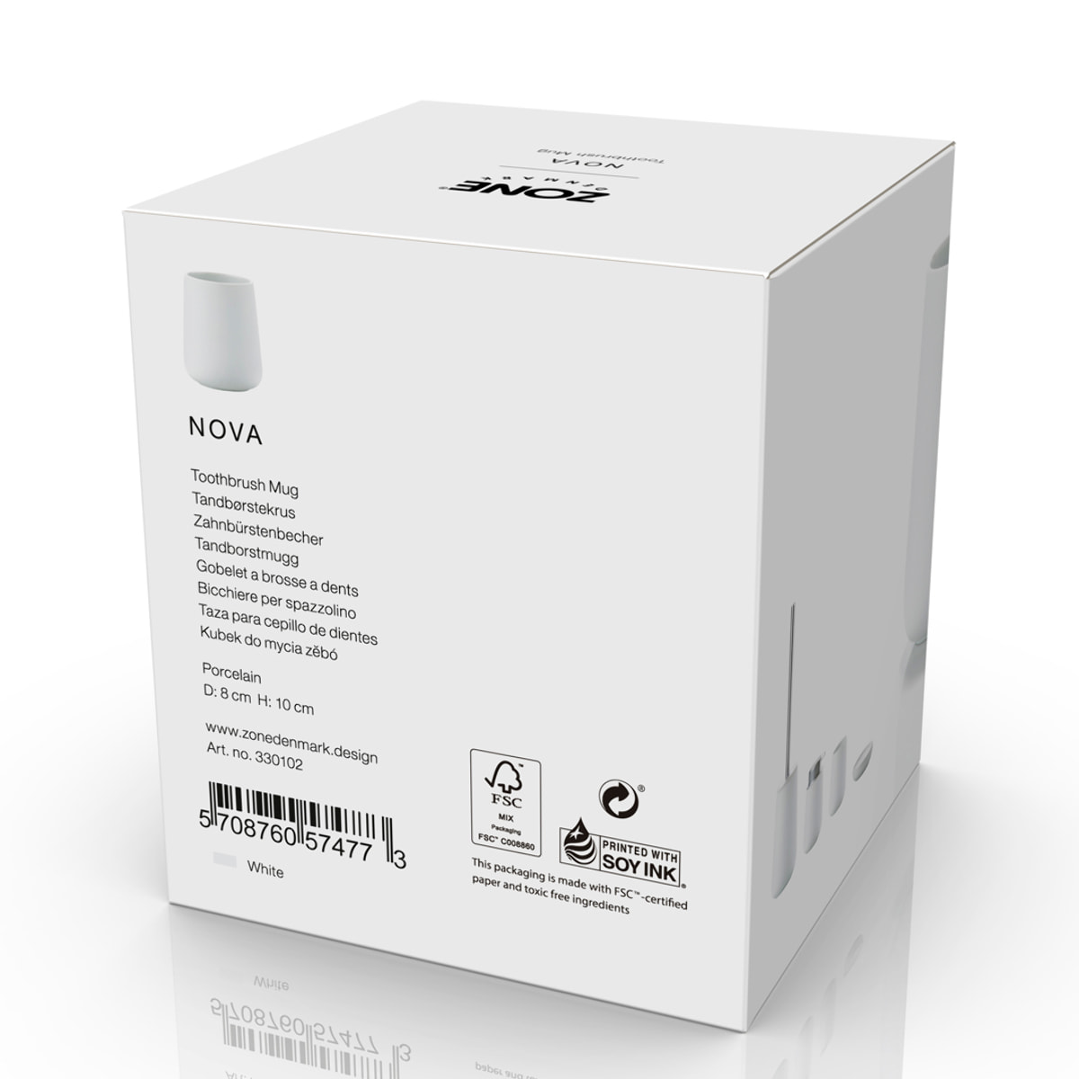 Gobelet pour brosse à dents Nova