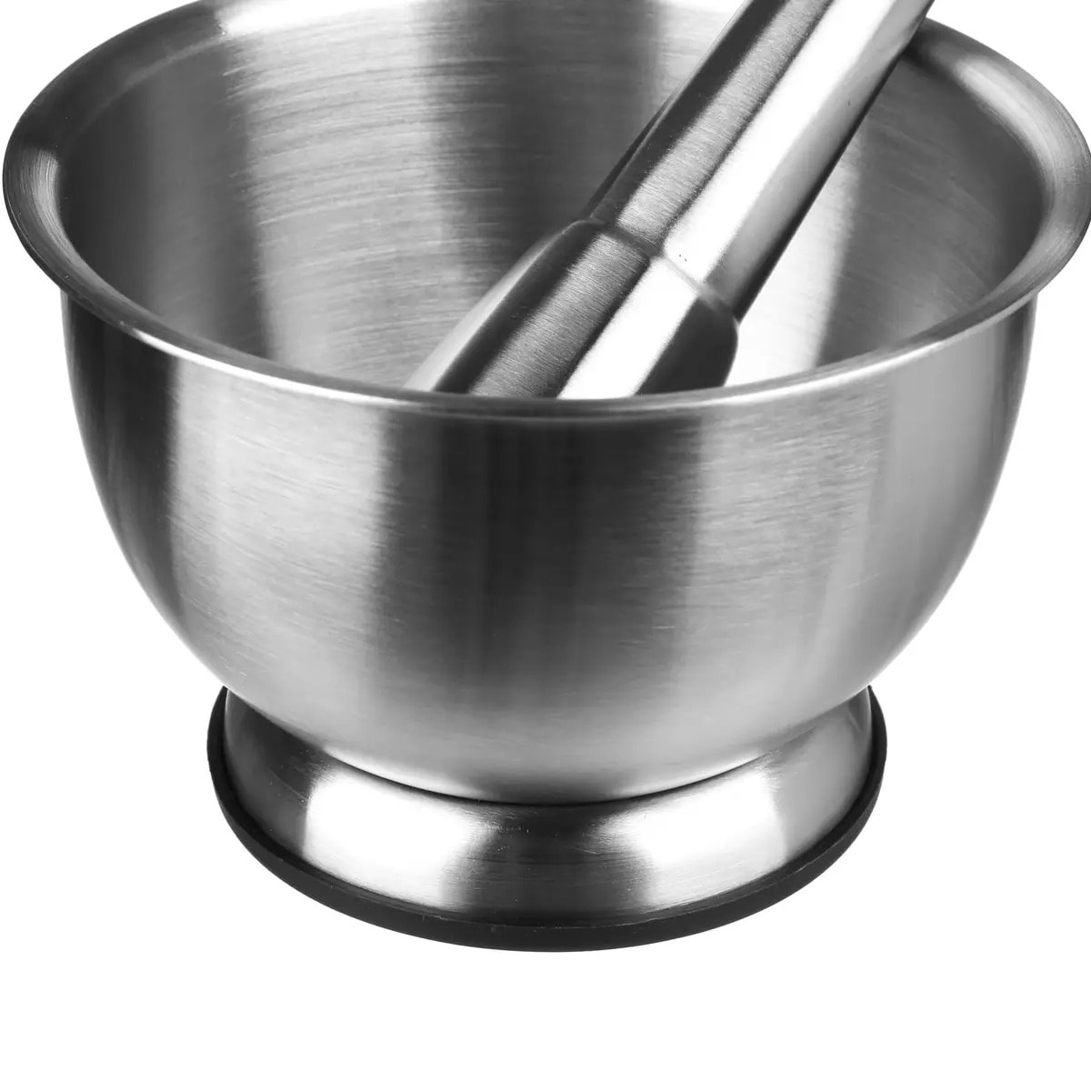 Mortier et pilon en inox