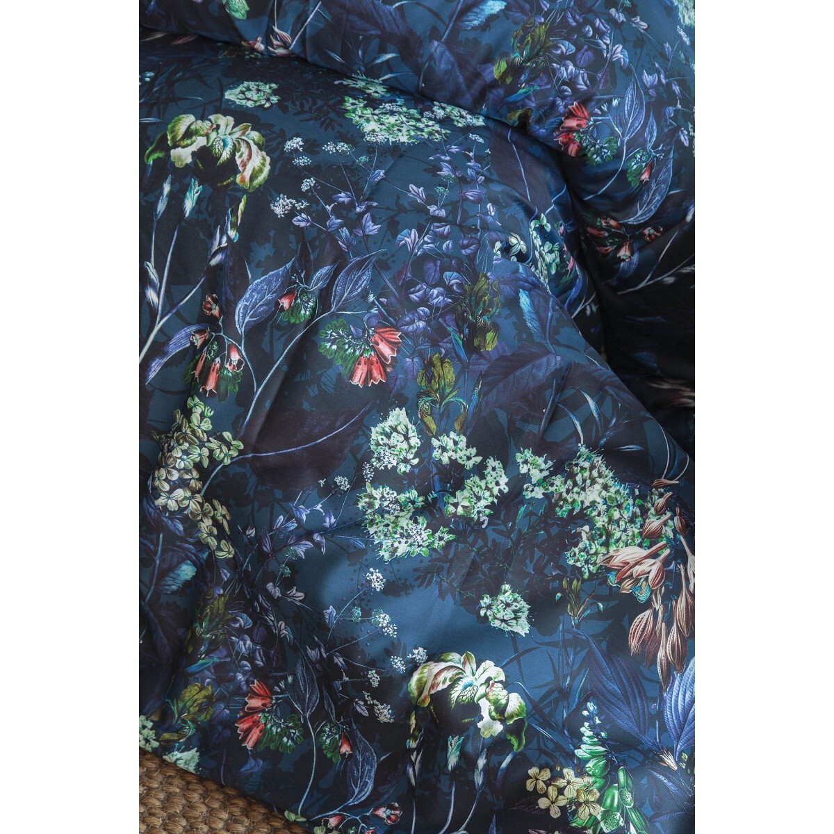 Parure housse de couette et taies oreiller 100% Satin de Coton imprimé