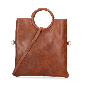 Borsa a mano da donna Made in Italy - Modello Velvet - 100% pelle scamosciata - 29.0 x 30.0 x 1.0 cm