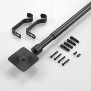 Tringle extensible en kit - Noir