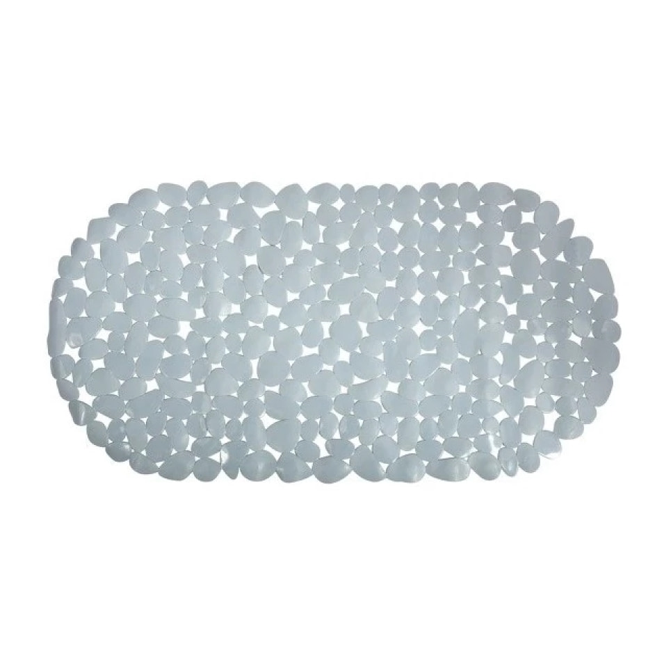 Tapis Fond de baignoire PVC GALETS Gris MSV